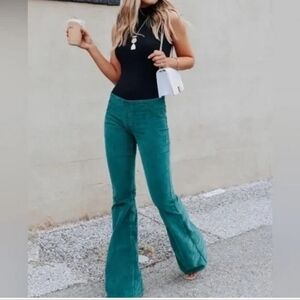We The Free Turquoise Flare Pants